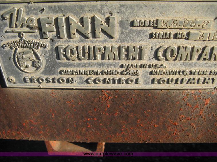 image for item A4486 Finn KR-28-8' mulch crimper