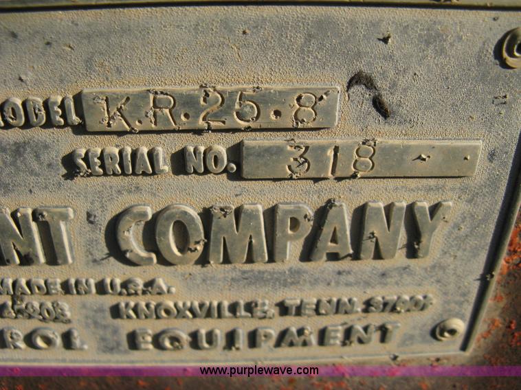 image for item A4486 Finn KR-28-8' mulch crimper