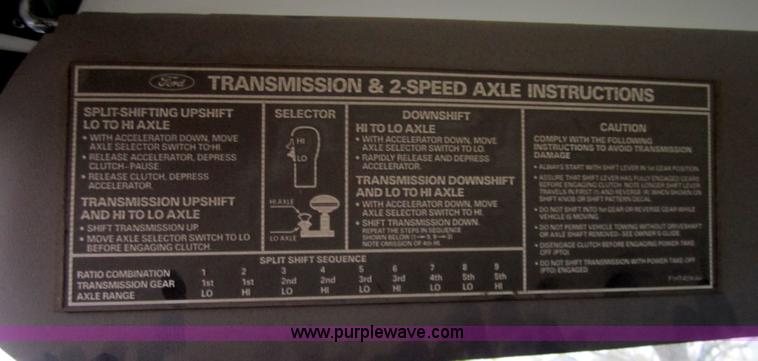 image for item A5690 1995 Ford F800 digger truck