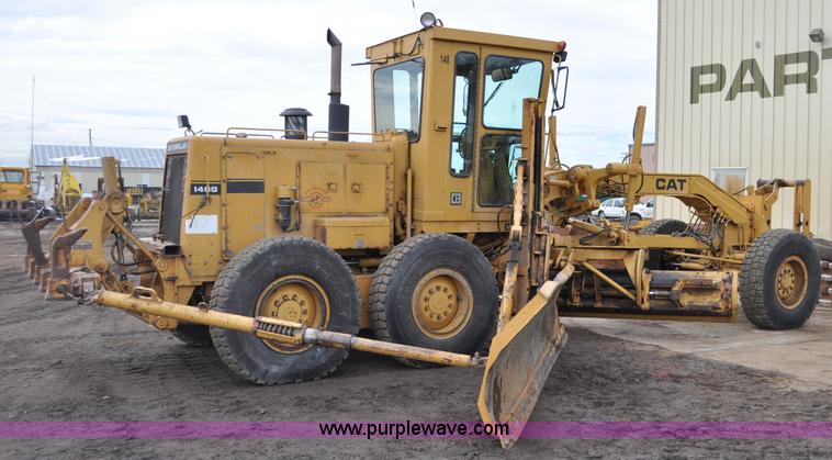 image for item A5739 1989 Caterpillar 140G motor grader