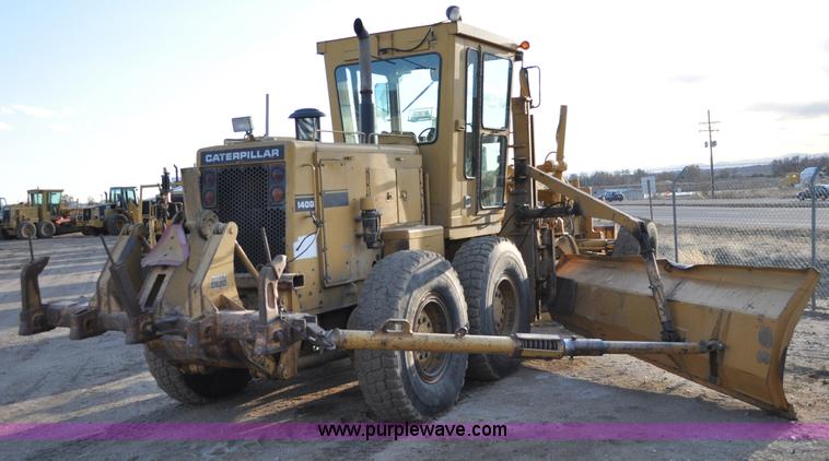 image for item A5739 1989 Caterpillar 140G motor grader