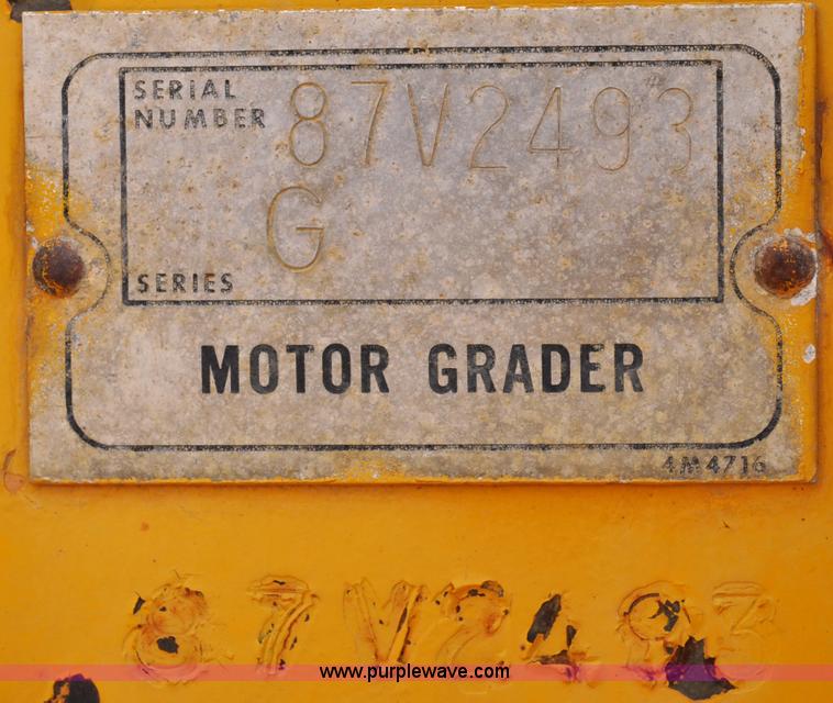 image for item A5749 1976 Caterpillar 120G motor grader