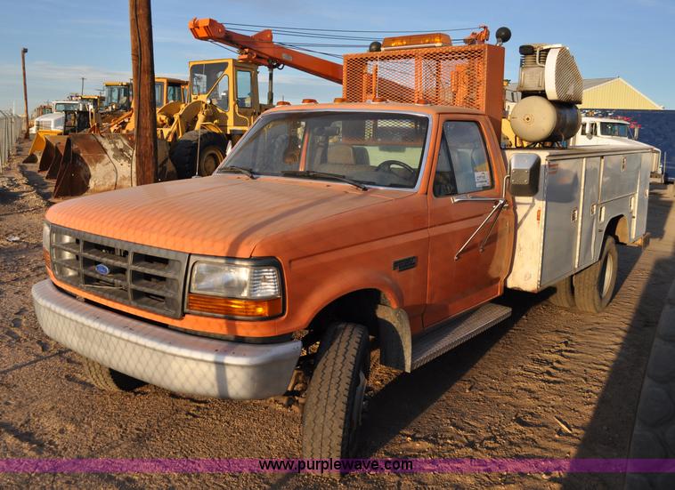 image for item A5752 1992 Ford F350 Custom service truck