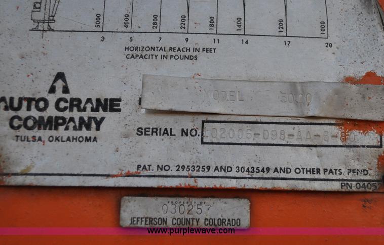 image for item A5752 1992 Ford F350 Custom service truck