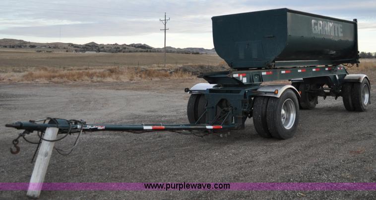 image for item A5756 1991 Westco 25' transfer trailer