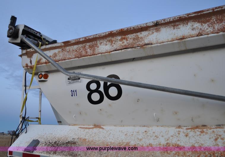 image for item A5757 1999 Western 35' end dump trailer