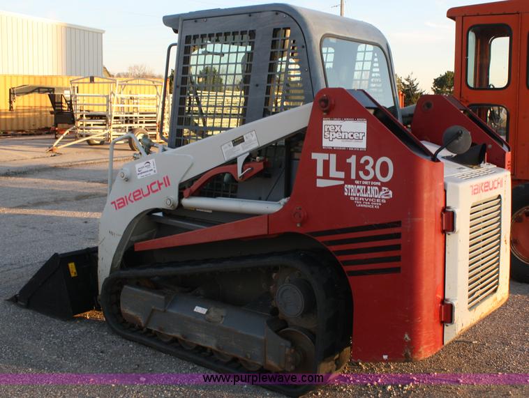 image for item A6541 2005 Takeuchi TL130 compact track loader