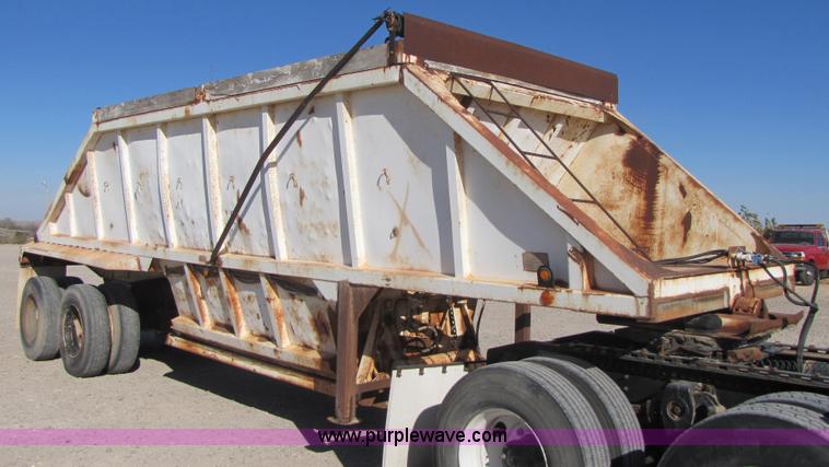 image for item B2118 1970 Pierce belly dump trailer