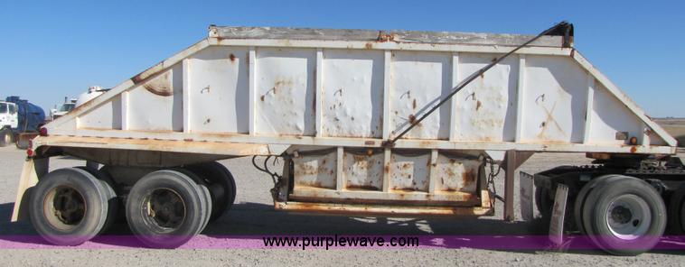image for item B2118 1970 Pierce belly dump trailer
