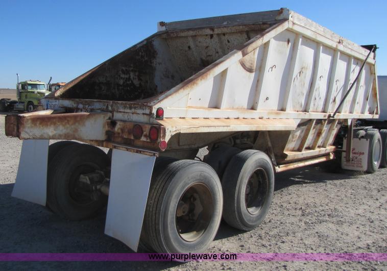 image for item B2118 1970 Pierce belly dump trailer