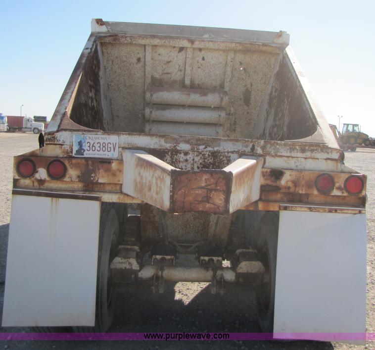image for item B2118 1970 Pierce belly dump trailer
