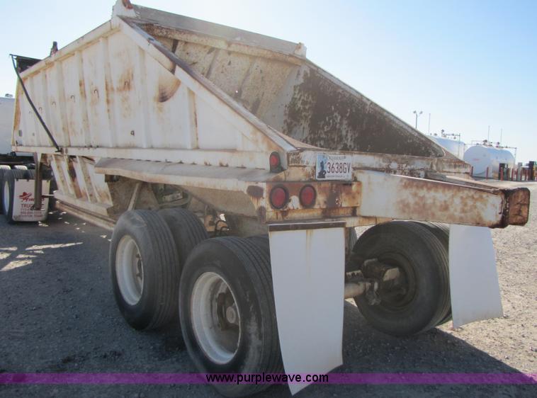image for item B2118 1970 Pierce belly dump trailer