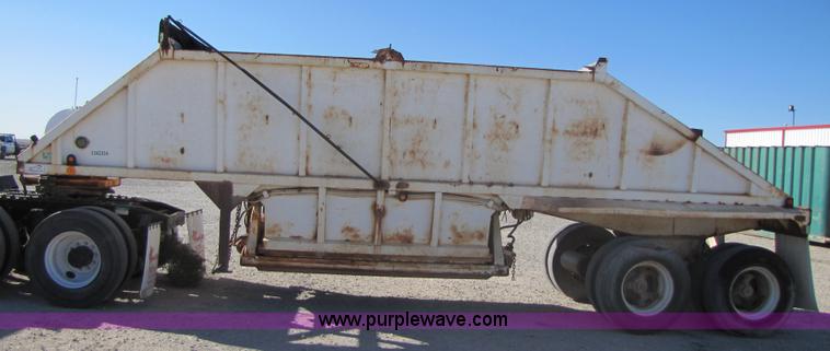 image for item B2118 1970 Pierce belly dump trailer