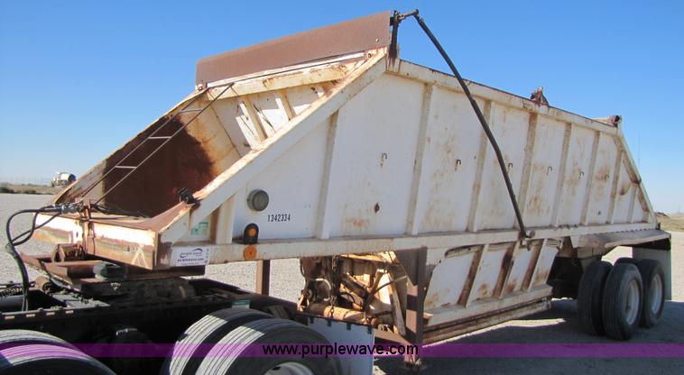image for item B2118 1970 Pierce belly dump trailer