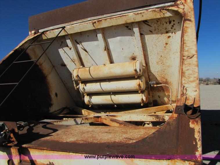 image for item B2118 1970 Pierce belly dump trailer