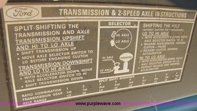 image for item B2123 1973 Ford F800 semi truck