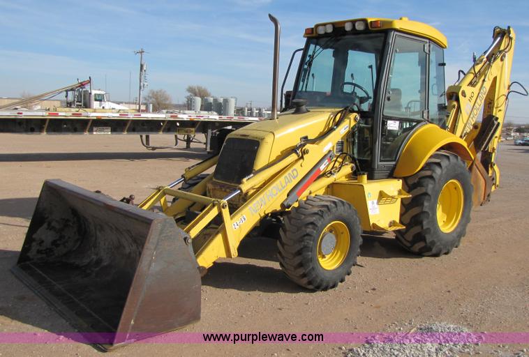 image for item B2133 2003 New Holland LB110 backhoe