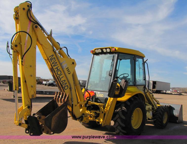 image for item B2133 2003 New Holland LB110 backhoe