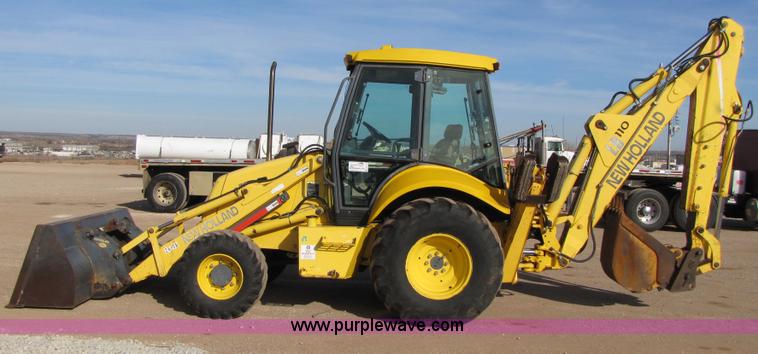 image for item B2133 2003 New Holland LB110 backhoe
