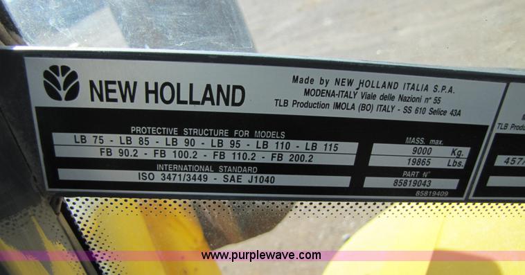 image for item B2133 2003 New Holland LB110 backhoe