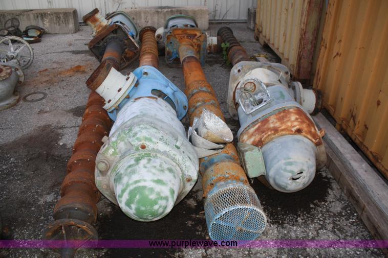 image for item B9443 (4) 8" pumps with electric motors