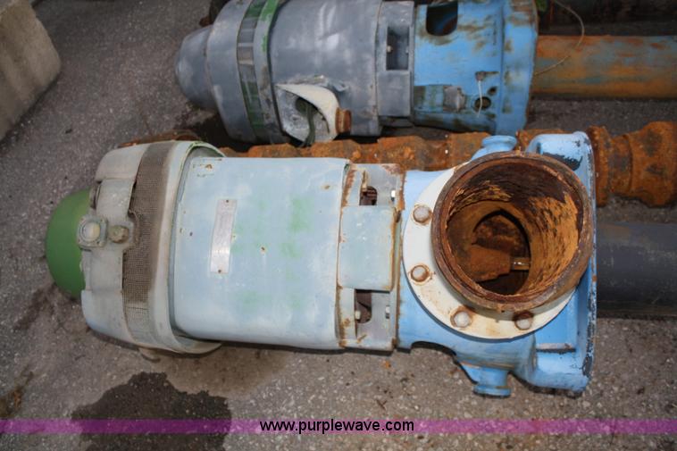 image for item B9443 (4) 8" pumps with electric motors