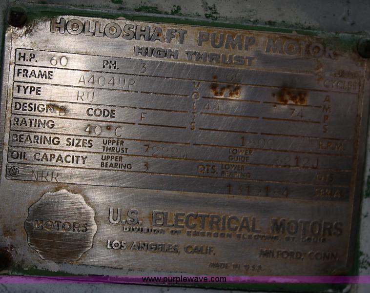 image for item B9443 (4) 8" pumps with electric motors