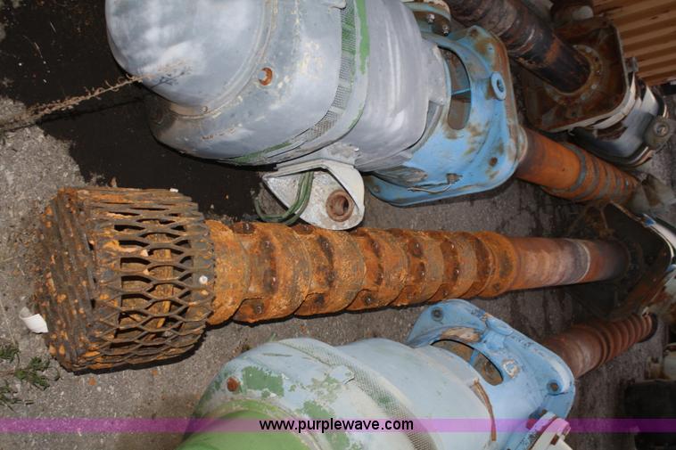 image for item B9443 (4) 8" pumps with electric motors