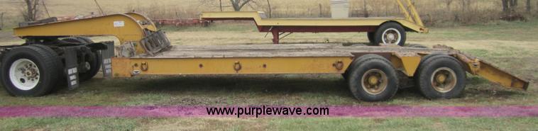 image for item C5226 1954 Martin 27 ton lowboy trailer