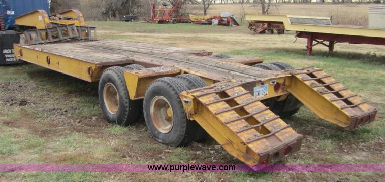image for item C5226 1954 Martin 27 ton lowboy trailer