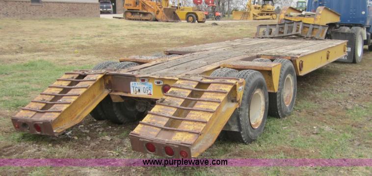 image for item C5226 1954 Martin 27 ton lowboy trailer