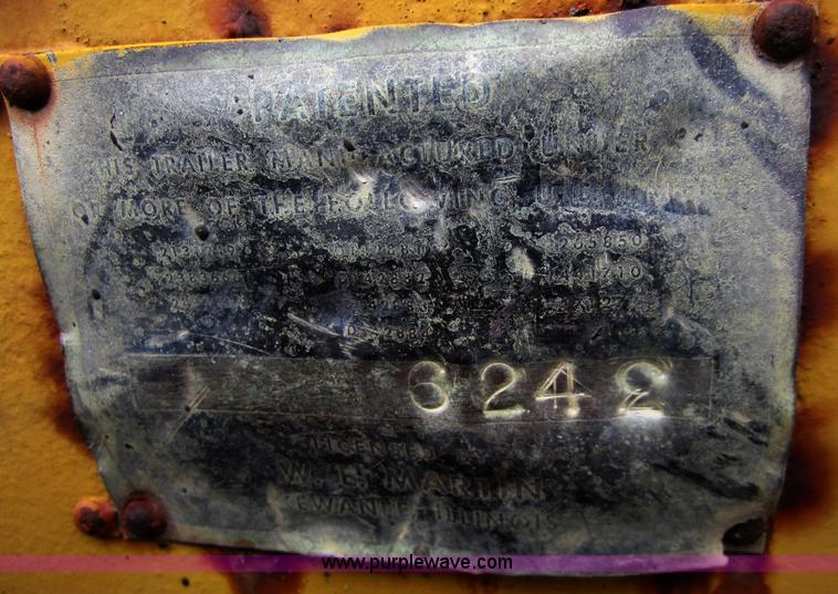 image for item C5226 1954 Martin 27 ton lowboy trailer