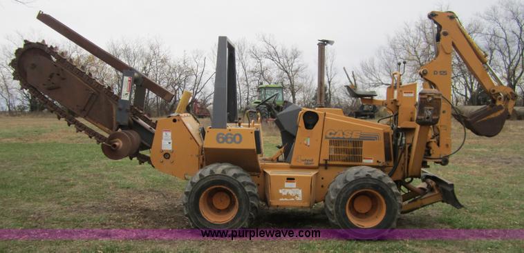 image for item C5229 1999 Case 660 trencher