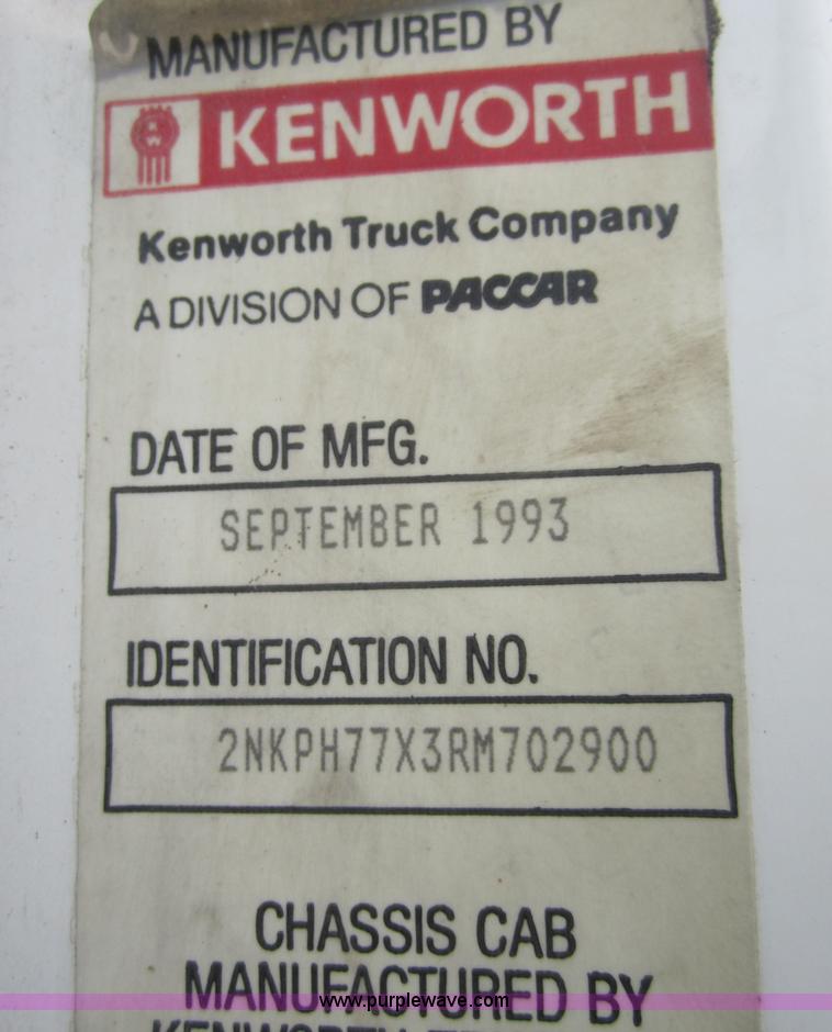 image for item C5238 1994 Kenworth K300 water truck
