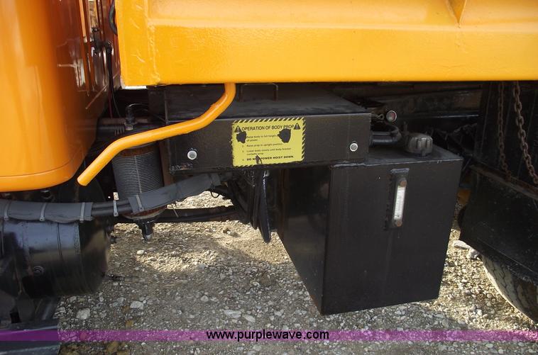 image for item C5819 2000 International 4900 dump truck with plow and spreader