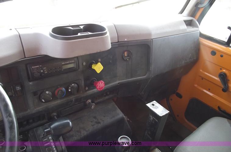 image for item C5819 2000 International 4900 dump truck with plow and spreader