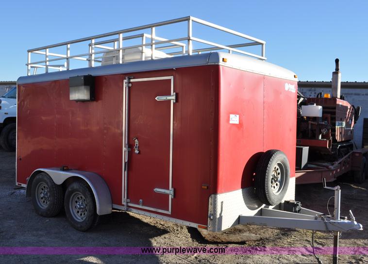 image for item A5720 2004 Wells Cargo RF7142 enclosed trailer with Rhino Liner mobile system