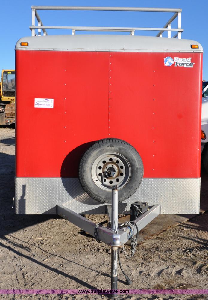 image for item A5720 2004 Wells Cargo RF7142 enclosed trailer with Rhino Liner mobile system