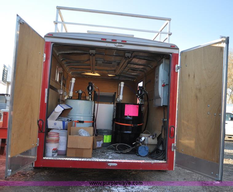 image for item A5720 2004 Wells Cargo RF7142 enclosed trailer with Rhino Liner mobile system
