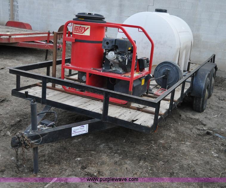 image for item A5728 Hotsy power washer system on trailer