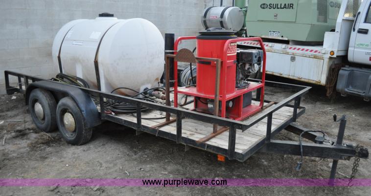 image for item A5728 Hotsy power washer system on trailer
