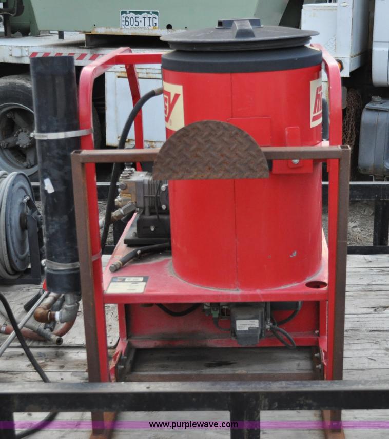 image for item A5728 Hotsy power washer system on trailer