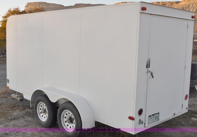 image for item A5735 2001 Justin C tandem axle trailer