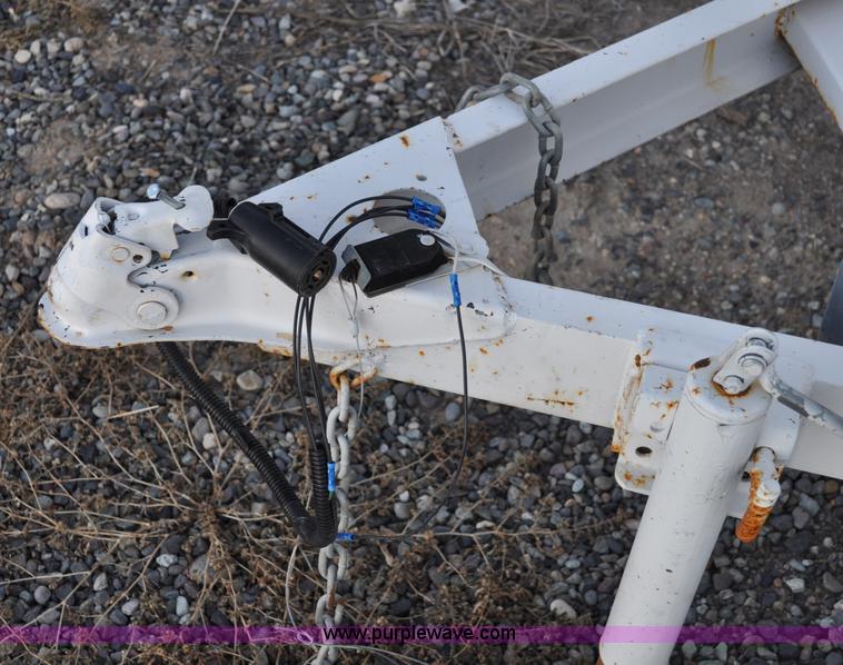 image for item A5735 2001 Justin C tandem axle trailer