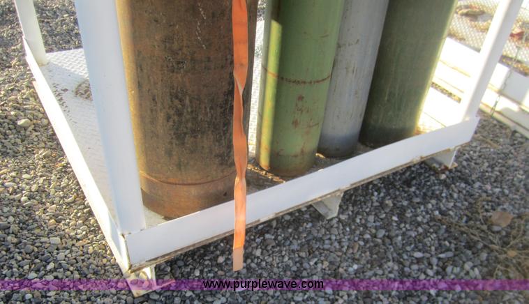 image for item B3034 4'x4'x3' compressed gas cylinder storage rack