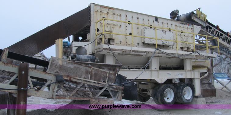 image for item A8033 Simplicity 6'x20' three deck portable screening plant