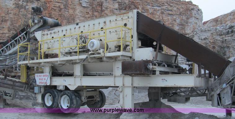 image for item A8033 Simplicity 6'x20' three deck portable screening plant