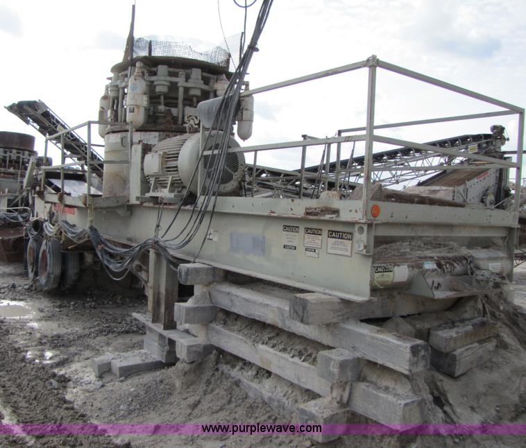 image for item B2025 1995 Cedarapids RC54 II portable cone crusher plant