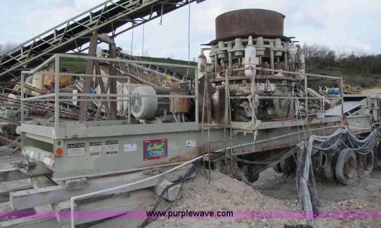 image for item B2026 1995 Cedarapids RC54 II portable cone crusher plant
