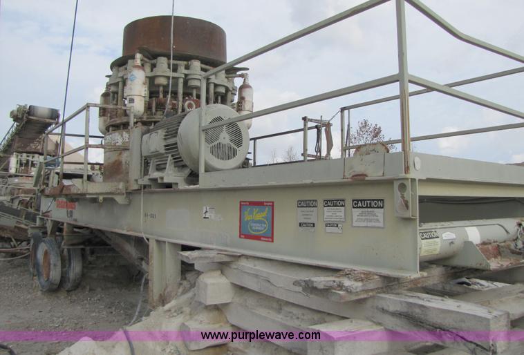 image for item B2026 1995 Cedarapids RC54 II portable cone crusher plant